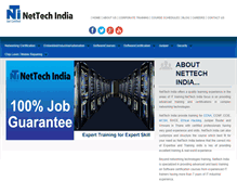 Tablet Screenshot of nettechindia.com